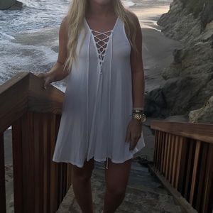 Forever 21 Lace-Up Dress